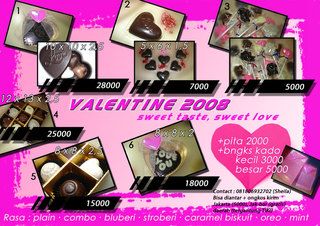 Jual Coklat Valentine
